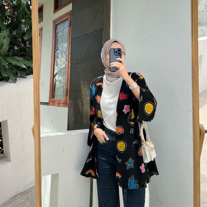 AURELIE BSHKA OUTER | Baju Wanita Terbaru