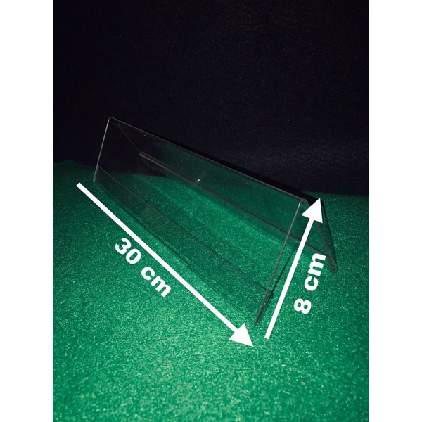 

papan nama meja akrilik 8 x 30 cm