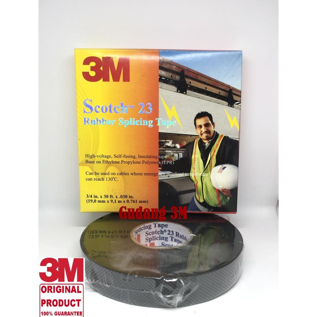 

3M ISOLASI ELECTRICAL / SCOTH 23 TAPE / ISOLASI LISTRIK 3/4 IN X 30 FT TERLARISS...,,,,,
