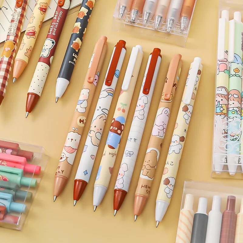 

Pulpen Gel Motif Cartoon Pulpen Pelajar Dan Kantor Pena Lucu Cute Object Beruang Press Gel Pen