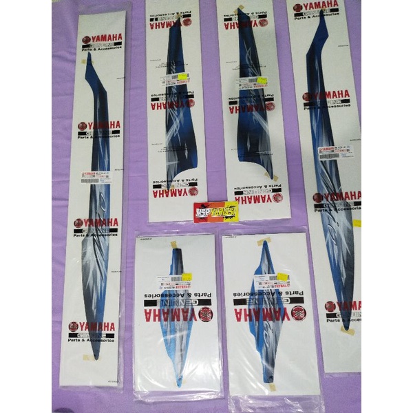Genuine Part Striping List Stiker Yamaha Mio smile sporty 2009 BIRU Original Ori asli