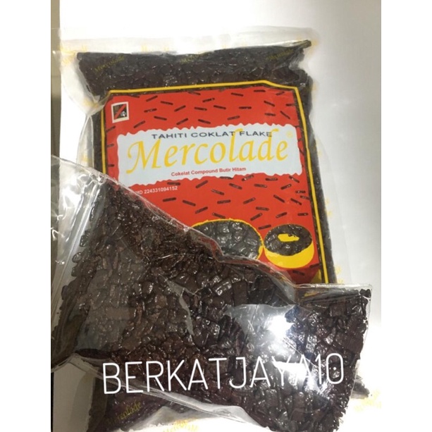 Mercolade Tahiti Coklat Flake repack 250gr Butiran coklat Flakes