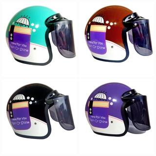 HELM BOGO MOTIF  PAYUNG FULL LEHER FREE PACKING BOX