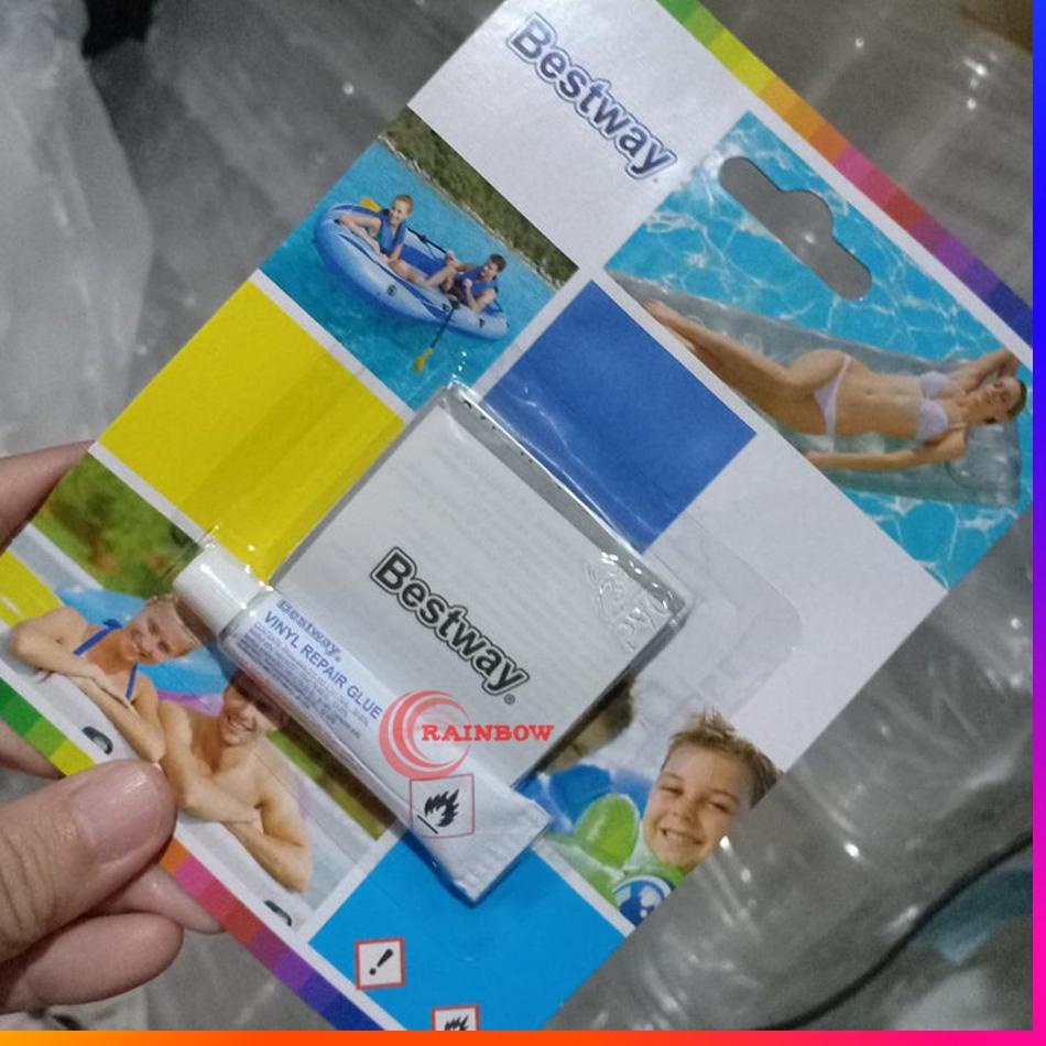 

[N-A6A[㊚] Bestway - Lem Tambal Ban Kolam Plastik Renang Anak Repair Kit Repair Kit / Lem Tambal Bestway Kasur banyak diminati