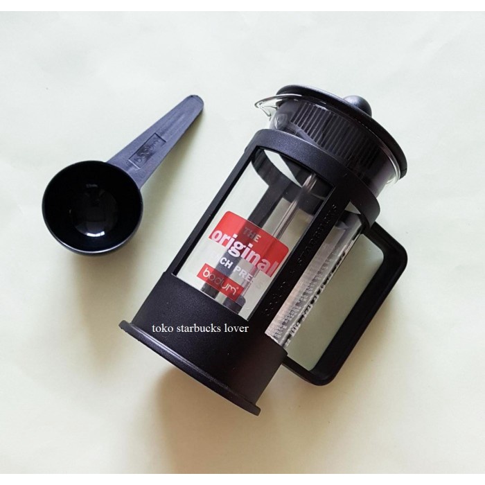 Jual Starbucks Bodum French Press 3 Cup Black Tall Coffee Maker