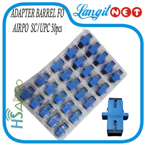 Jual HS AIRPO ADAPTER BARREL CONNECTOR SC UPC 1 PACK ISI 50 UNIT ...