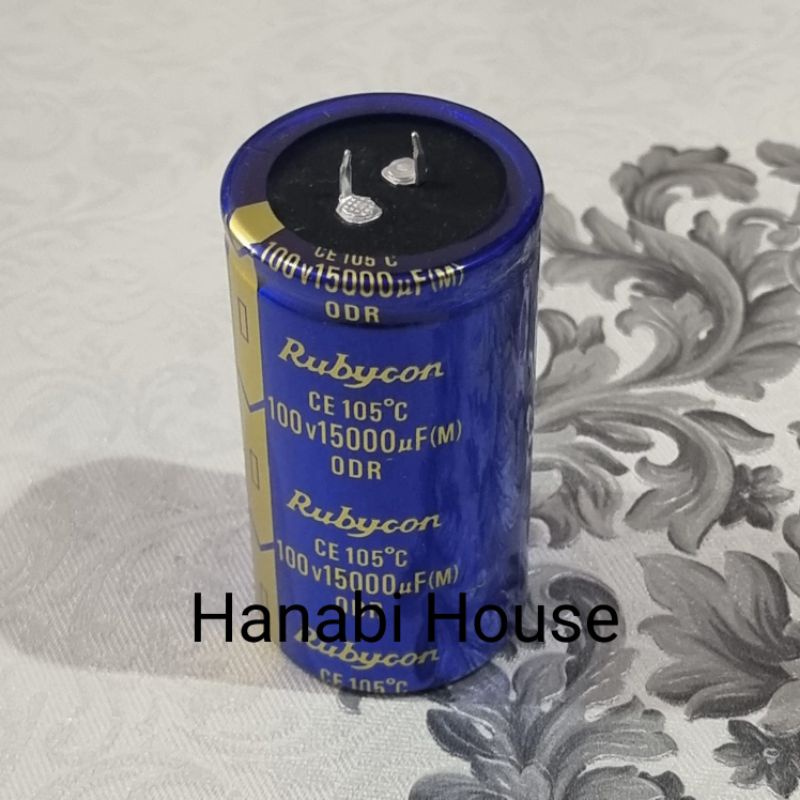 Elco 15000uf 100v Rubycon Biru