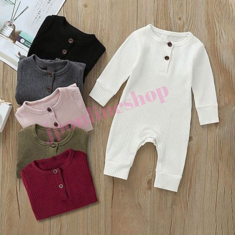 Sleepsuit Polos Kancing