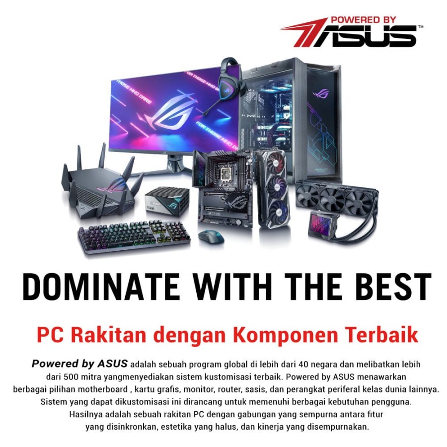 PBA YOUNGSTER PC | PBA ASUS TUF | INTEL Core i5 gen 12th x RTX 3050