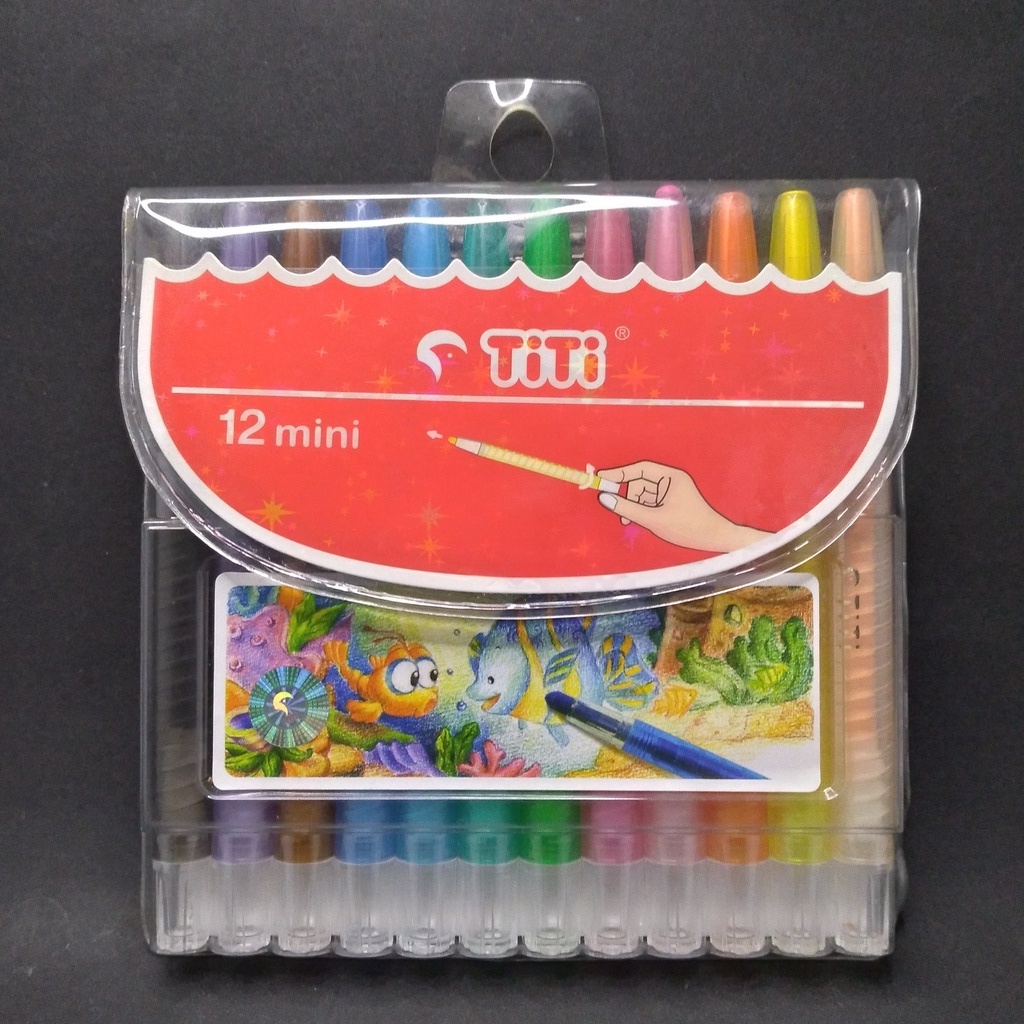 

CRAYON PUTAR TITI MINI 12 WARNA