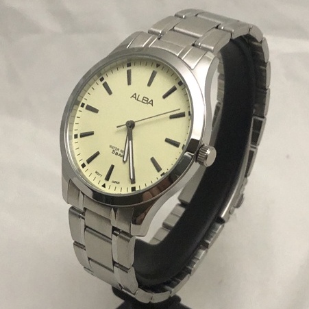 [ PROMO ] Jam Tangan Stainless Pria Alba ARX021 ARX021X1 Quartz Analog Silver Original Garansi Resmi