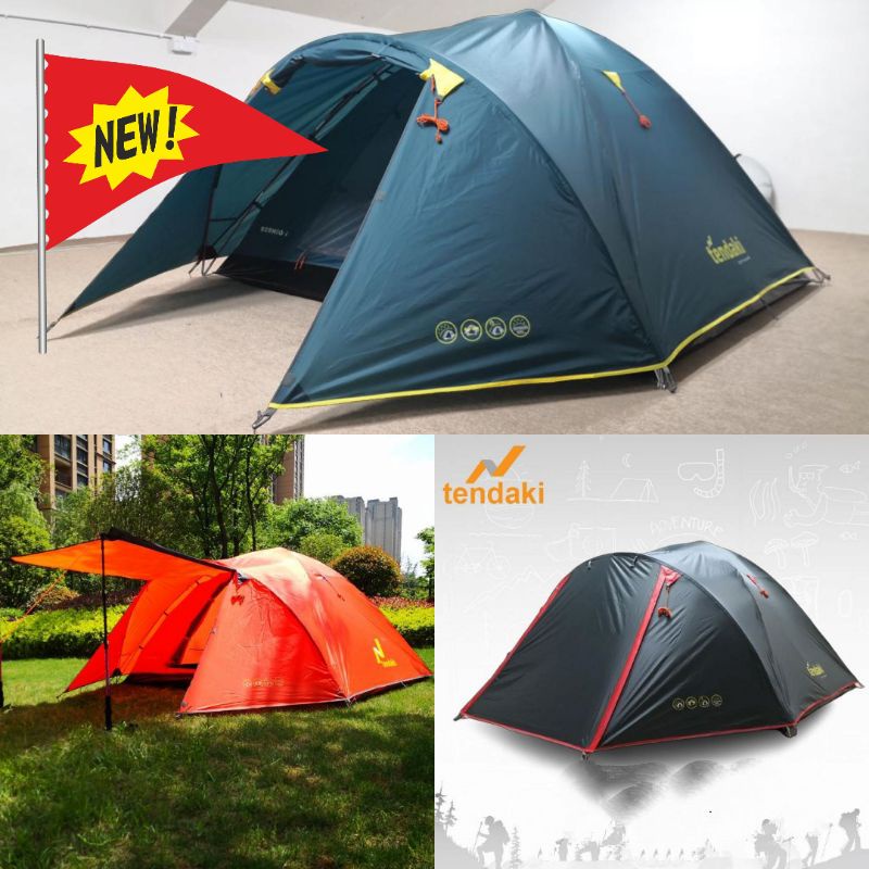 Tenda Camping NSM 4 Kapasitas 4 Orang TENDAKI Borneo 4 Orang PU 3000 MM Dome Family