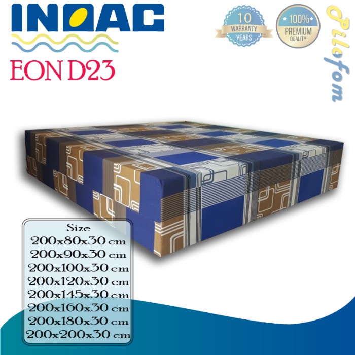 [Stok] Inoac Pilofom Kasur Busa Inoac Eon D23 Tebal 30 Cm