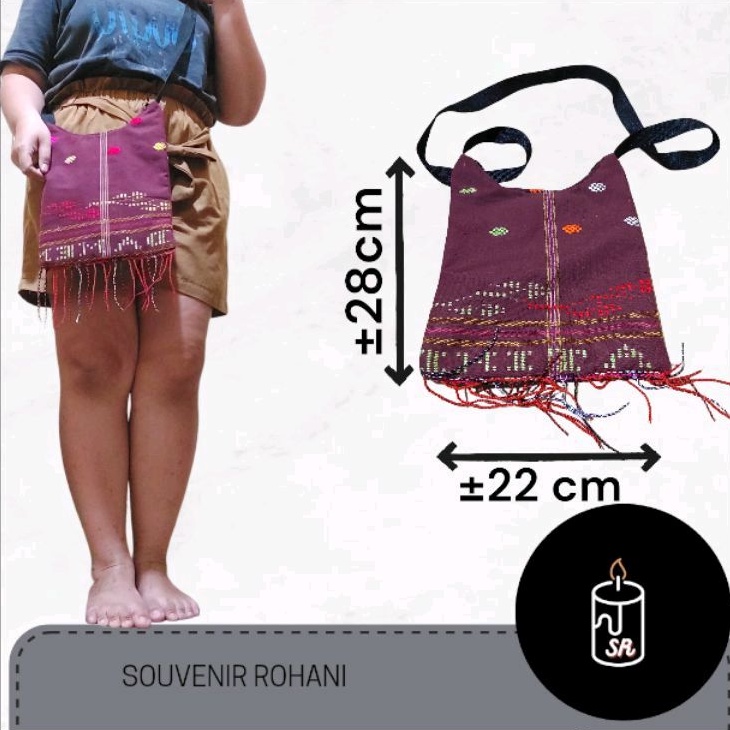 TAS TENUN ULOS / TAS SELEMPANG BAHU ETNIK UNTUK LAKI LAKI DAN PEREMPUAN