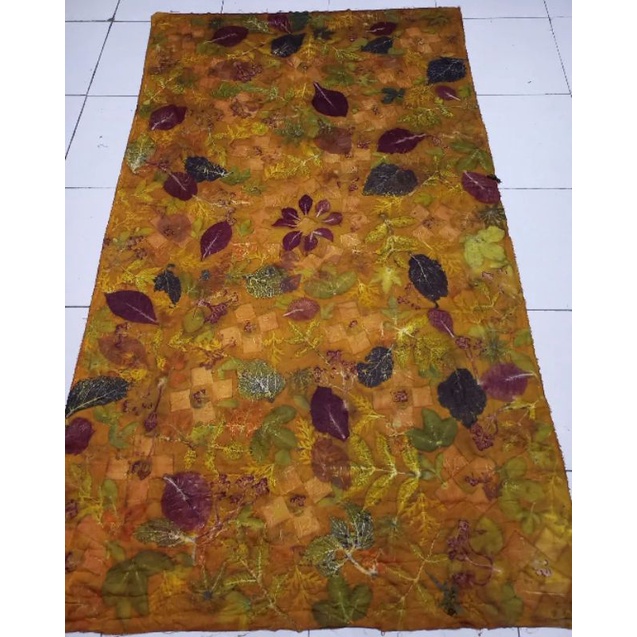 Kain batik ecoprint Kain Katun