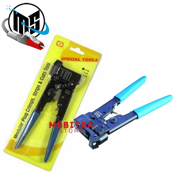 Talon TL-808 Crimping Tool Cat5 Cat.5e Model AMP Tang CRIMP STRIP CUT