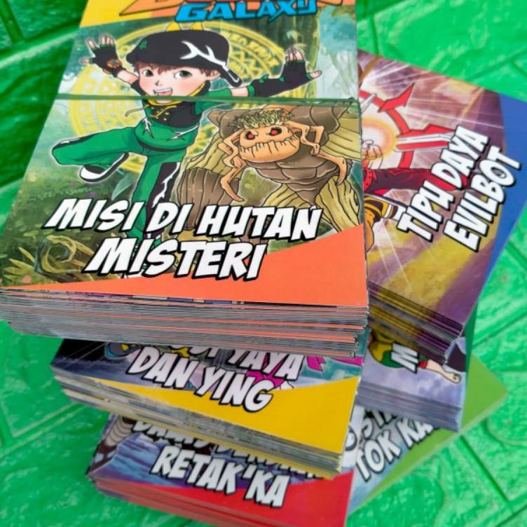(S-X3X-») GROSIR KOMIK BOBOIBOY GALAXY SERI TERBARU FULL COLOUR/KARTU FOIL BOBOIBOY TERBARU trending