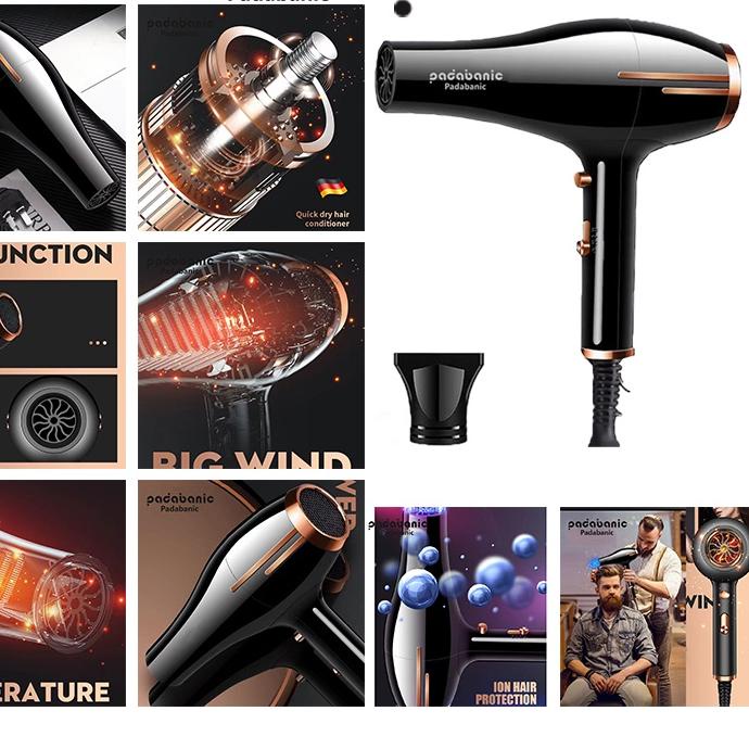 FREE ONGKIR!*HARGA PROMO 1 PAKET* Catokan rambut lurus 2in1 catok Dan Hair Dryer padabanic Catok Sis