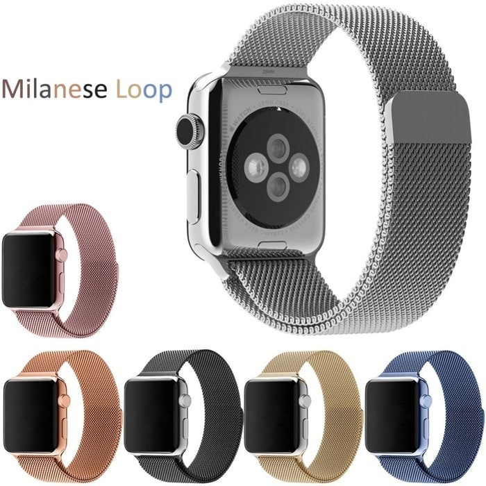 Apple Watch 38 40 41 42 44 45mm 49mm ULTRA  Loop Milanese Strap Band Stainless 1-8