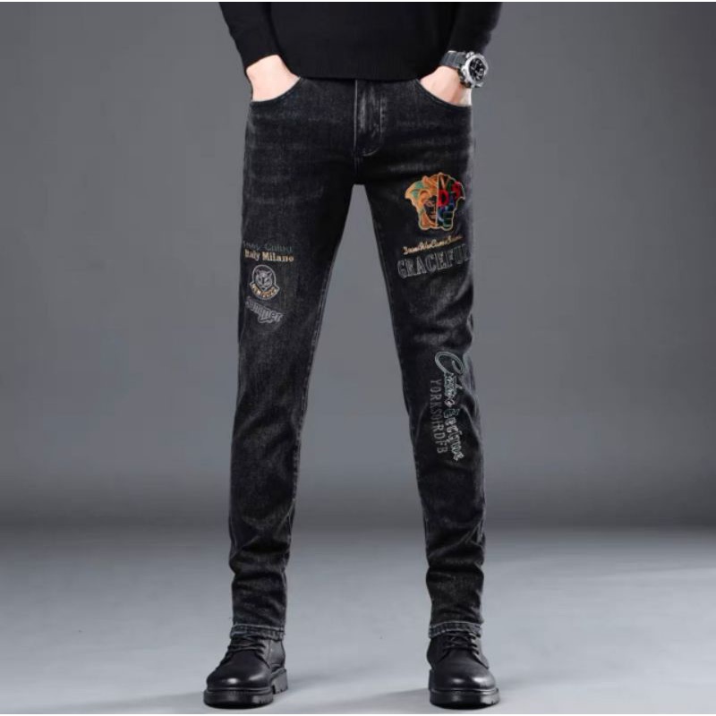 celana jeans branded ver01 / celana jeans panjang pria / celana fashion import