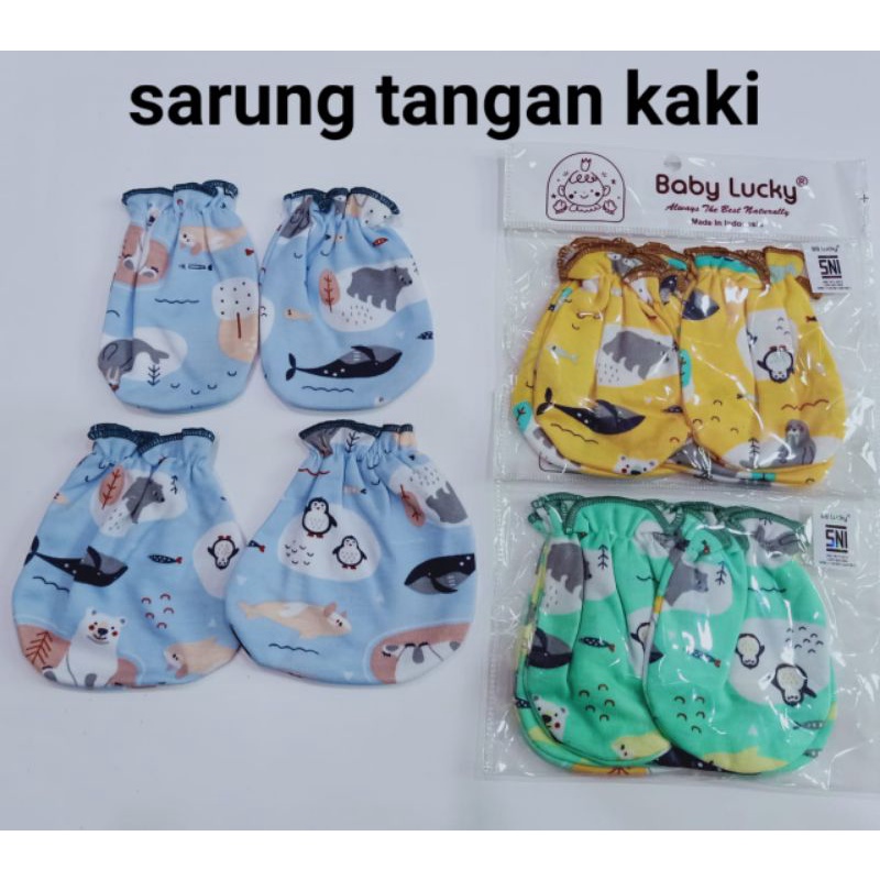 Baby Lucky Baby lucky sarung tangan kaki bayi