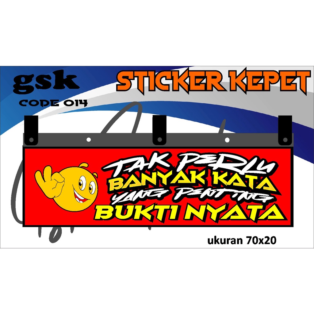 Stiker Cutting Karpet Belakang Truk All Sticker Variasi Karpet K.014