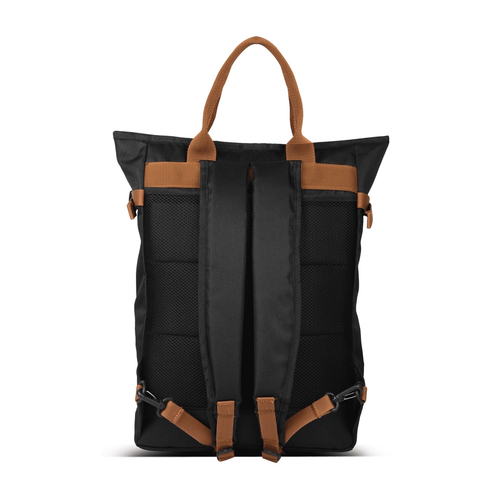 ANT PROJECT - Ransel Pria MOBIUS 2 in 1 Hitam  - Backpack Pria 2 Mode Tote Bag