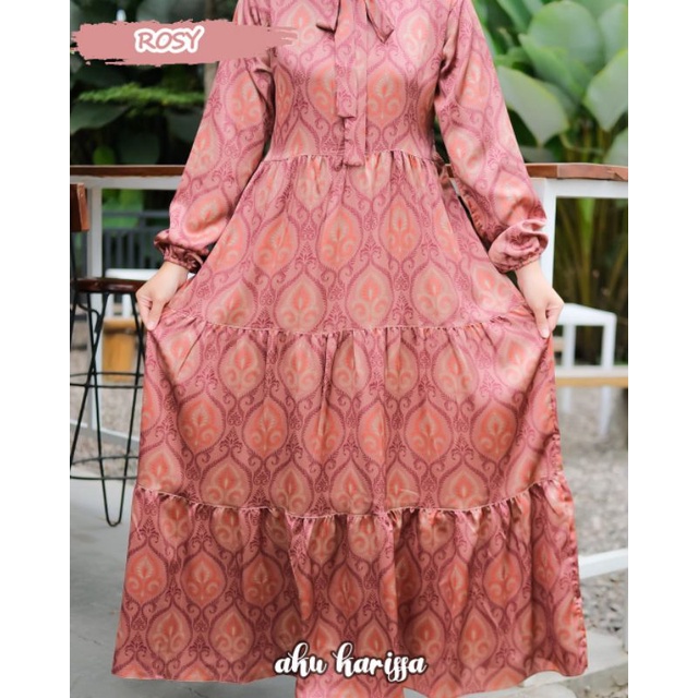 AKU KARISSA ORI//DRESS BATIK BY AKU KARISSA LD 110//GAMIS DIOR SILK // ARMANY SILK PREMIUM