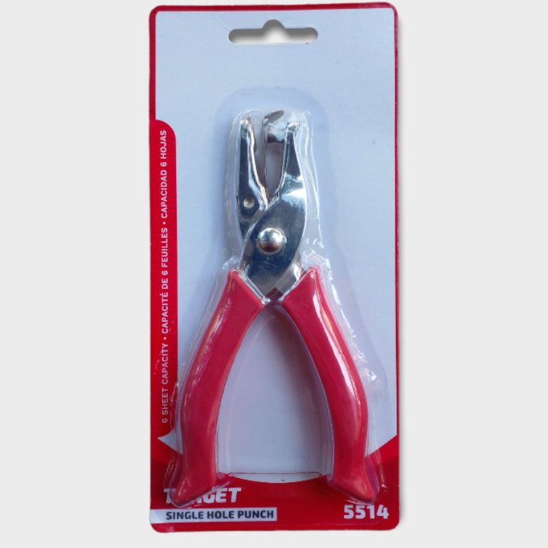 

PUNCH SINGLE HOLE TARGET 5514 / TANG PELUBANG / TANG / TANG SATU LUBANG / TANG PELUBANG KERTAS / PERFORATOR / PEMBOLONG KERTAS