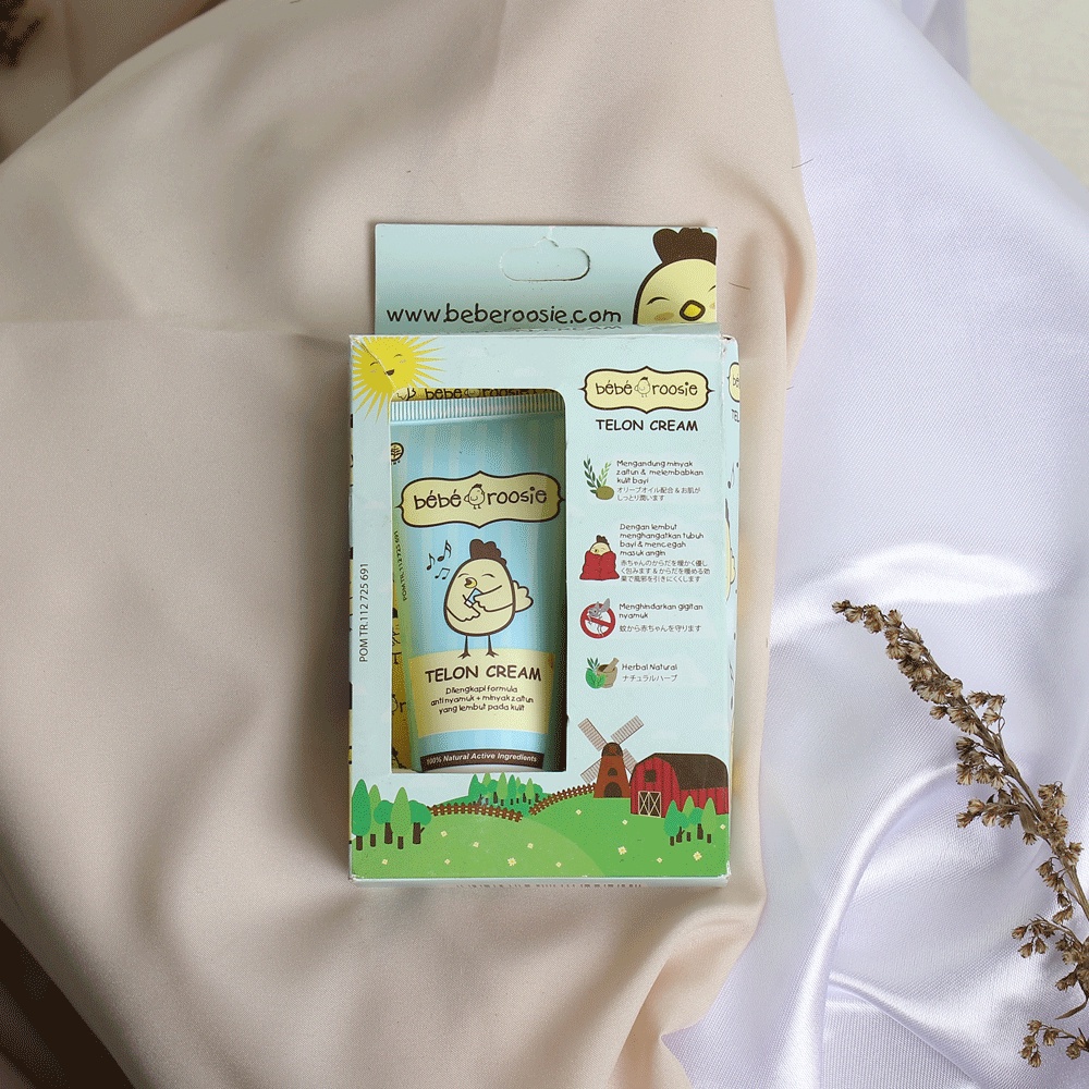 Minyak Telon Bebe Roosie dengan Lavender dan Olive Oil | Telon Cream | Telon Spray