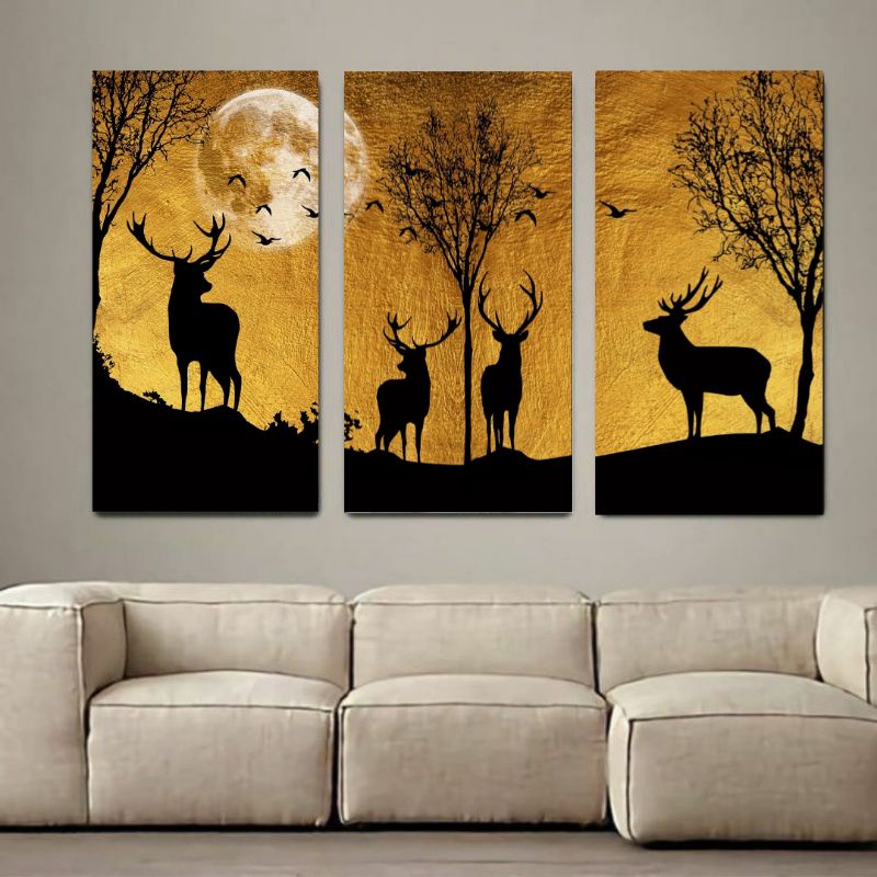 (SET) Hiasan Dinding SET Ruang Tamu//Dekorasi Dinding  SET Ruang Tamu