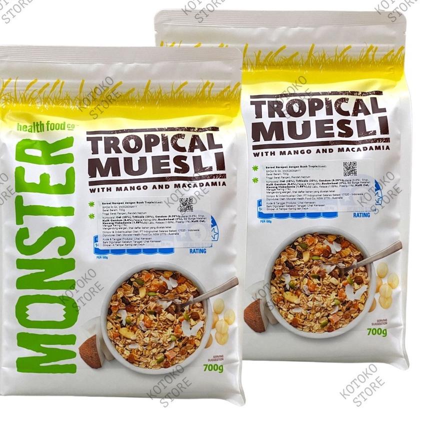 

Kirim Langsung Monster Muesli Tropical Muesli / Sereal Muesli Monster Tropical 700gr;