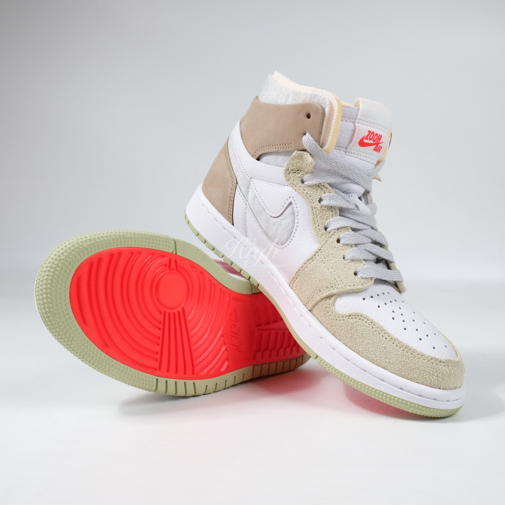 Air Jordan 1 Zoom CMFT Olive Aura (W) CT0979-102 100% Authentic