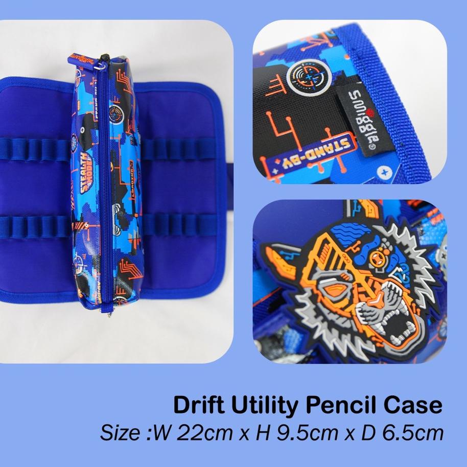 

╔║╗ SMIGGLE utility pencil case threefold/ lipat 3 SMSPC