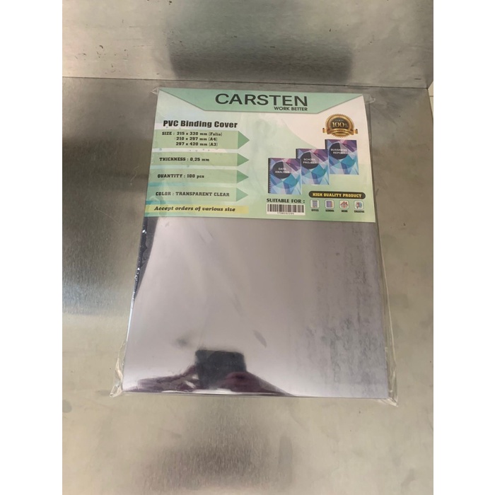 

TERBATAS Cover Plastik Mika Jilid Bening A4 Tebal 0.20mm Code 2280