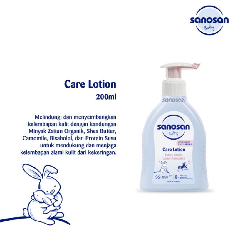 Sanosan care lotion 200ml - EXP 2025