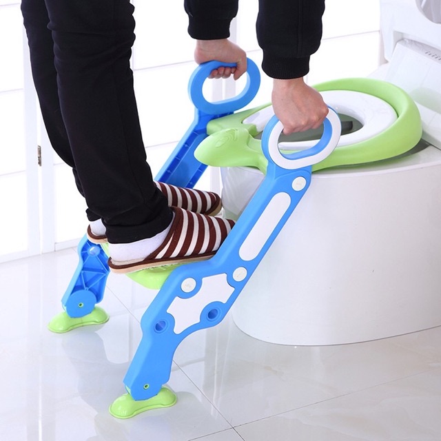 Potty Training Seat &amp; Ladder Tangga Kloset Anak / Potty Seat/Toilet Training Anak Baby Safe UF005