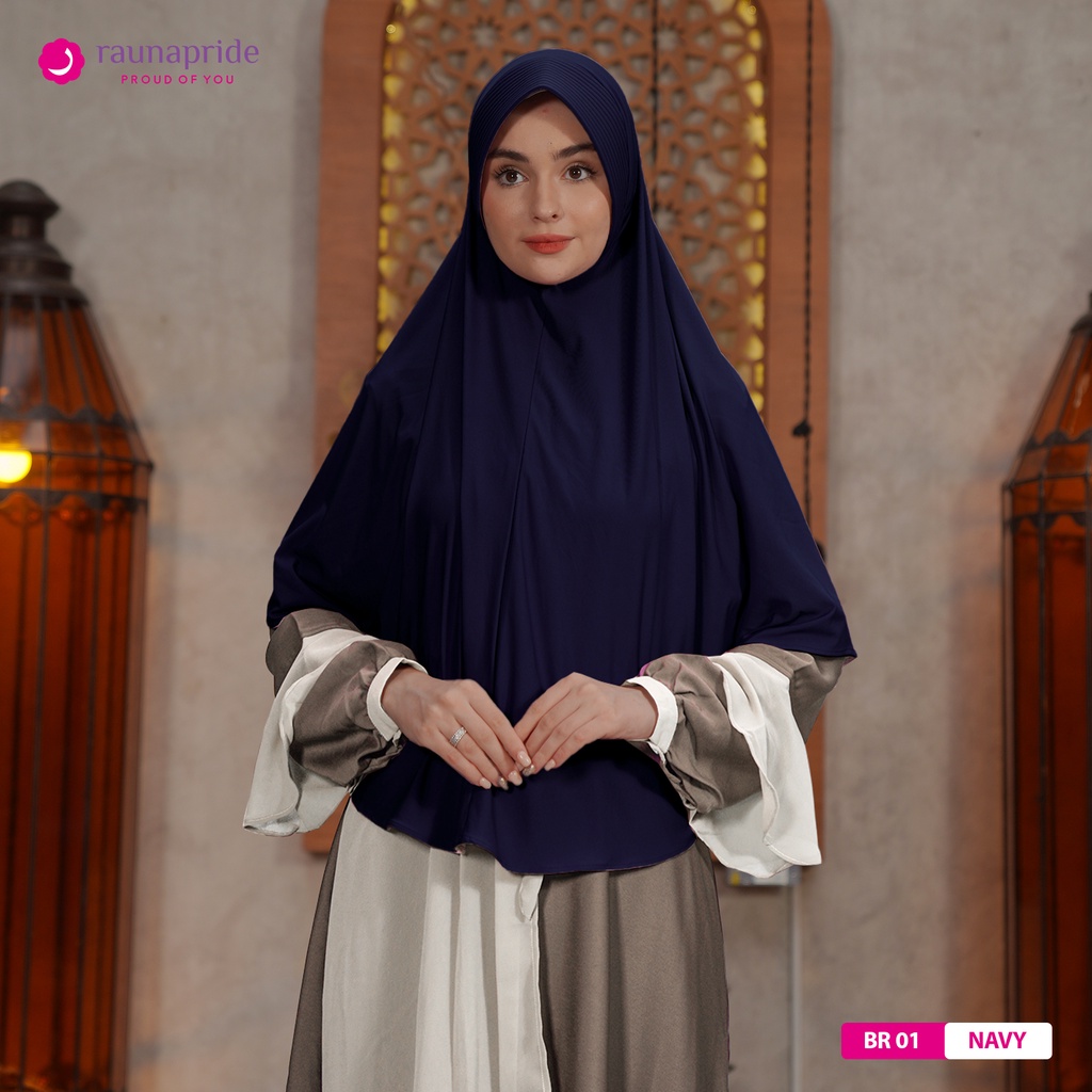 Rauna - Hijab Instant - Bergo 01 Navy