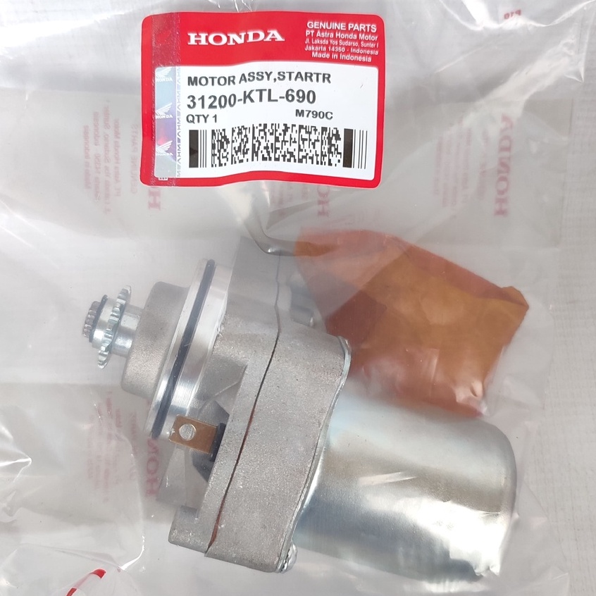 DINAMO MOTOR ASSY STARTER SUPRA FIT NEW 31200-KTL-690