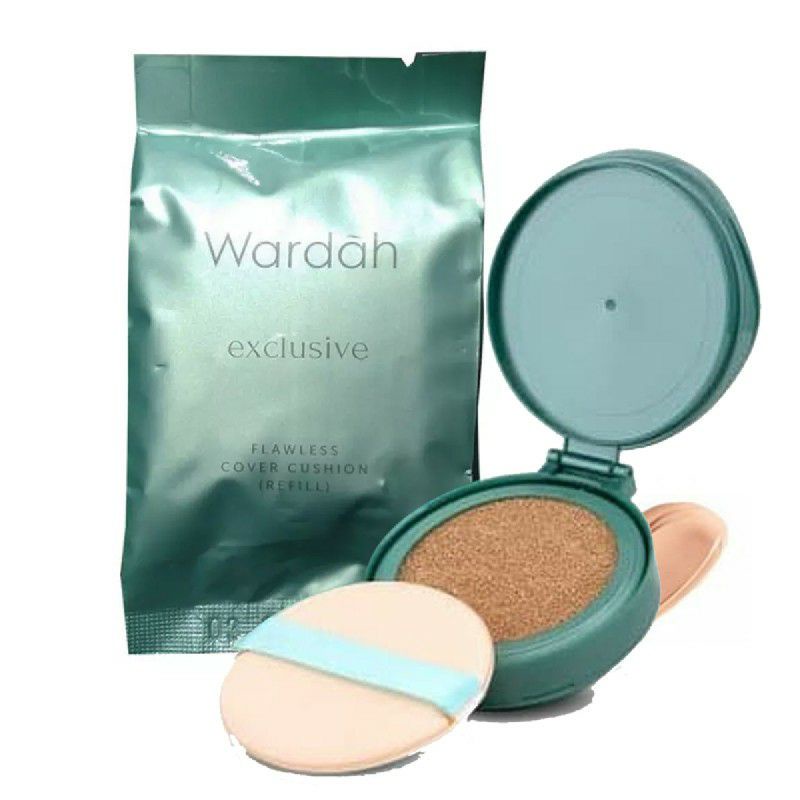 Refill - WARDAH Exclusive Flawless Cover Cushion SPF30 ORI BPOM BY AILIN