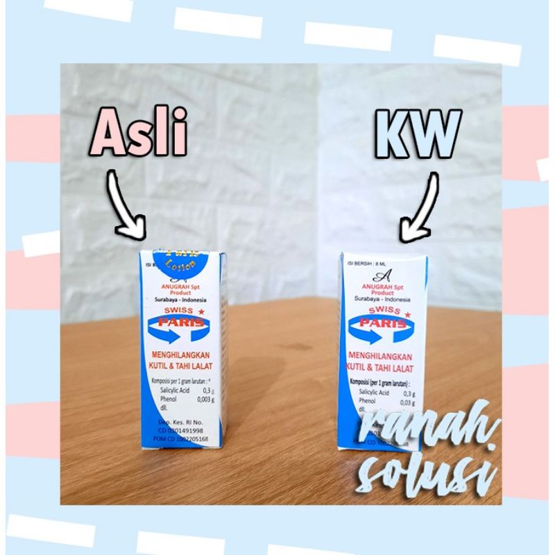 Jual SWISS PARIS LOTION PENGHILANG TAHI LALAT KUTIL / SALEP SPESIALIST