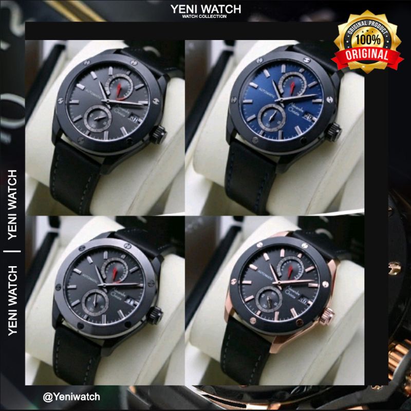 Alexandre Christie Ac 9601 / AC 3044/ AC 3045  Automatic Jam Tangan Pria Original Garansi Resmi 1 Tahun