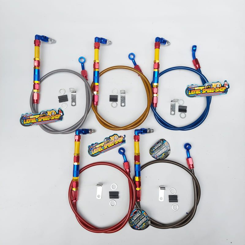 Selang rem karbon psi selang rem 95cm psi universal bisa semua master rem dan kaliper