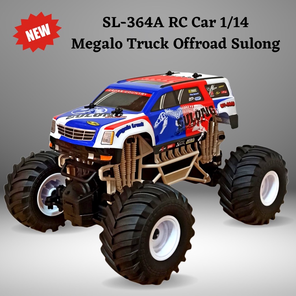 SL-364A RC Car 1/14 Megalong Truck Offroad Sulong / Rc Mobil Offroad