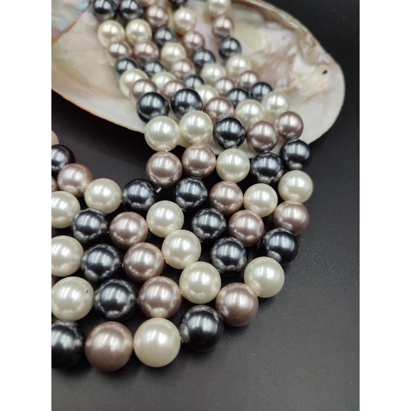 Mutiara Kulit Kerang Cangkang Mutiara Beads aksesoris mix Color