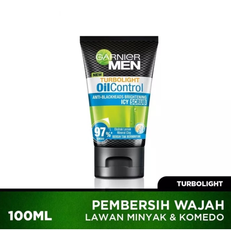 Garnier Men 100ML Acnofight 100ml wasabi oil control scub garnier men