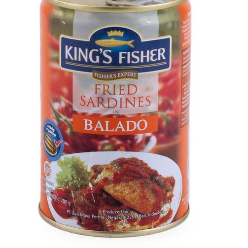 

8.8 FLASH SALE King's Fisher Sarden Goreng Rasa Balado Makanan Kaleng 425 g