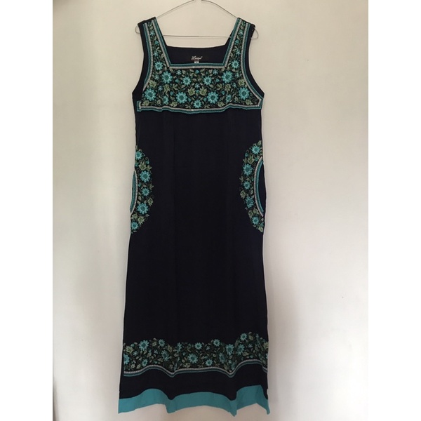 gamis Overall lidya bordir preloved