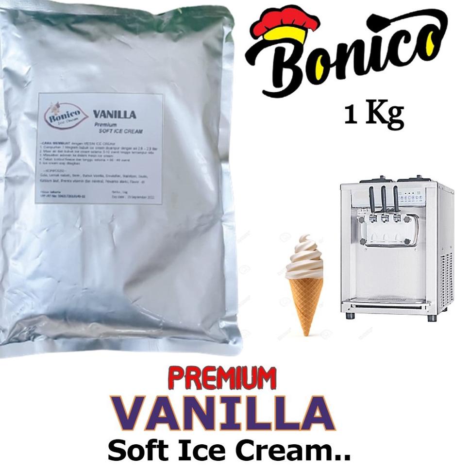 

STAR BONICO VANILLA SOFT ICE CREAM POWDER 1kg PREMIUM RESTO premix bubuk es krim mesin lembut VANILA ice crea maker