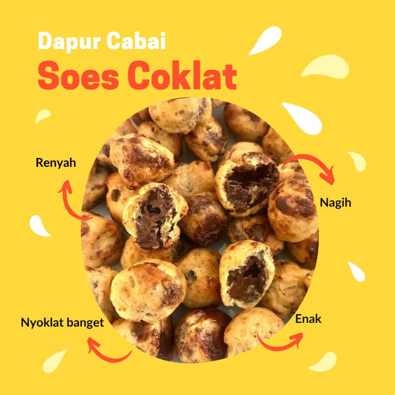 

Soes Kering Coklat | Soes Kering Coklat Enak Renyah | Cemilan Soes Kering Coklat